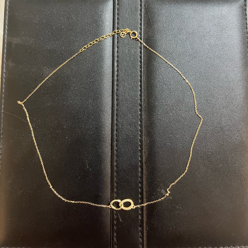 Mejuri Solid Gold Duo necklace